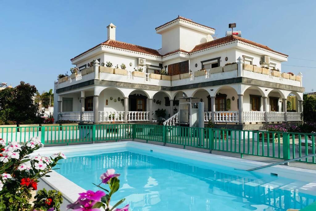 2 Apartments With Private Pool At Villa Diaz Aleman Salobre  Extérieur photo
